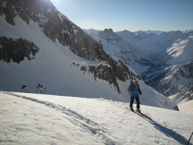 Raid à skis entre la Fouly et Trient