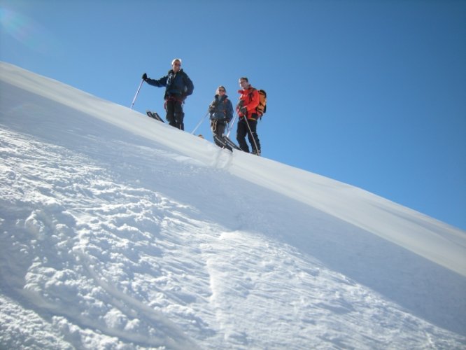 Raid à skis entre la Fouly et Trient