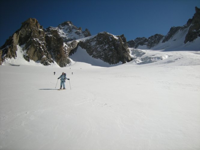 Raid à skis entre la Fouly et Trient