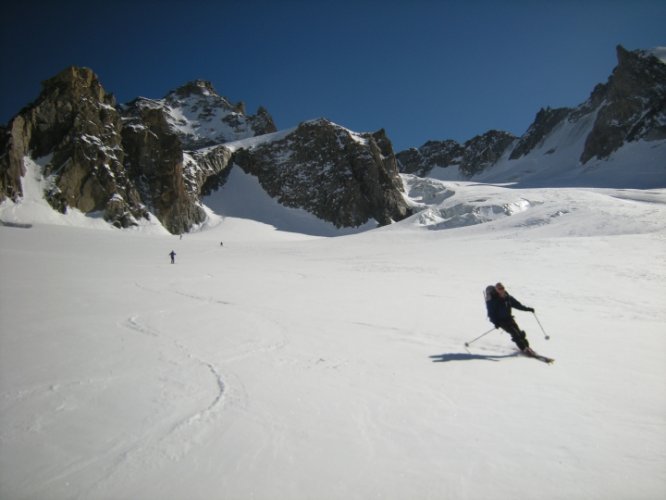 Raid à skis entre la Fouly et Trient