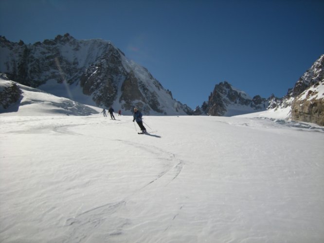 Raid à skis entre la Fouly et Trient