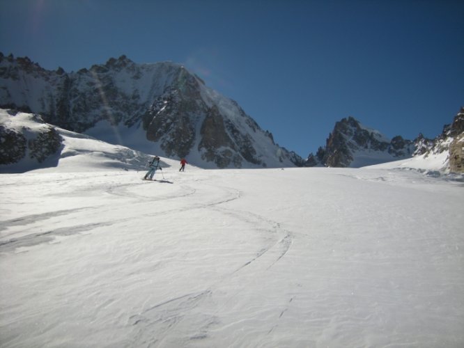 Raid à skis entre la Fouly et Trient