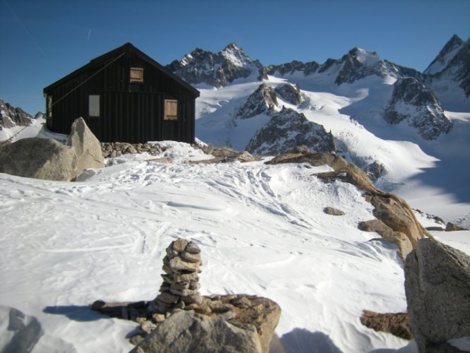 Raid à skis entre la Fouly et Trient