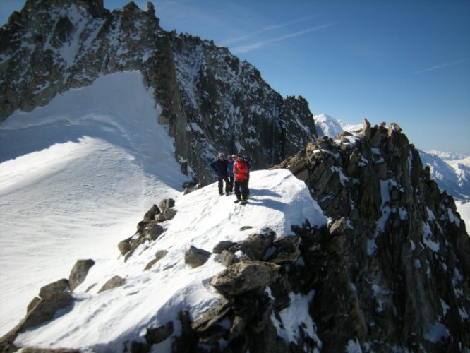 Raid à skis entre la Fouly et Trient