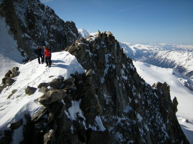 Raid à skis entre la Fouly et Trient