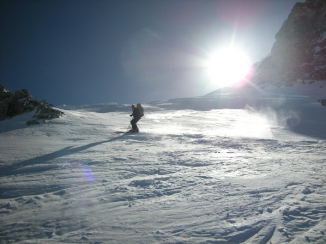 Raid à skis entre la Fouly et Trient