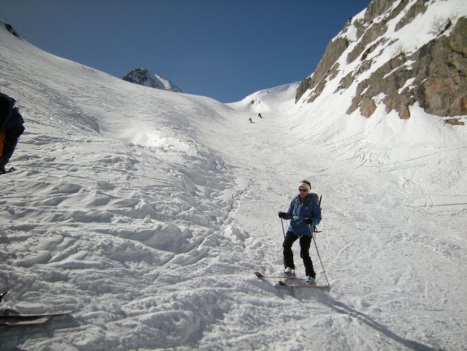 Raid à skis entre la Fouly et Trient