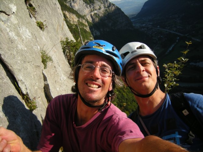 Escalade : le Vieux de la montagne à Balme