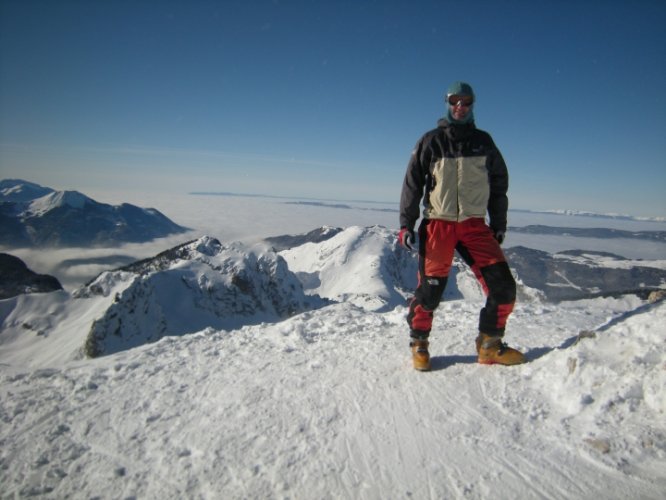 Pointe de Chalune couloir de Pététoz