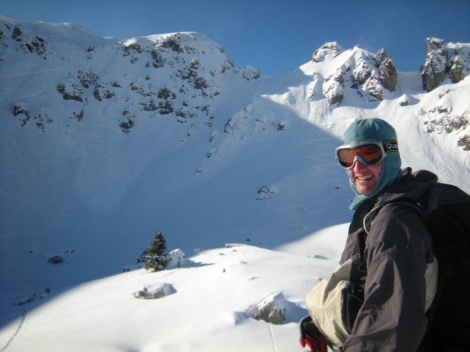 Pointe de Chalune couloir de Pététoz