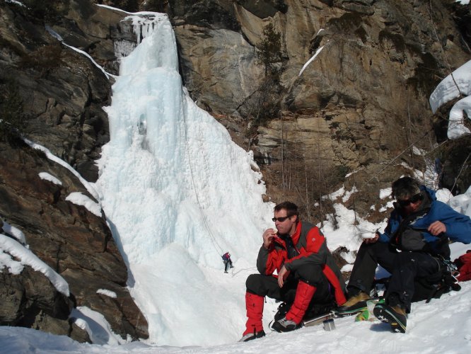 Cascades à Cogne : Lillaz, Patri, Lillaz gully