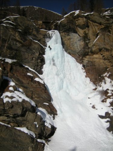 Cascades à Cogne : Lillaz, Patri, Lillaz gully