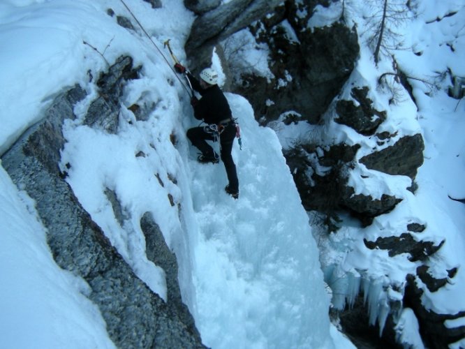 Cascades à Cogne : Lillaz, Patri, Lillaz gully