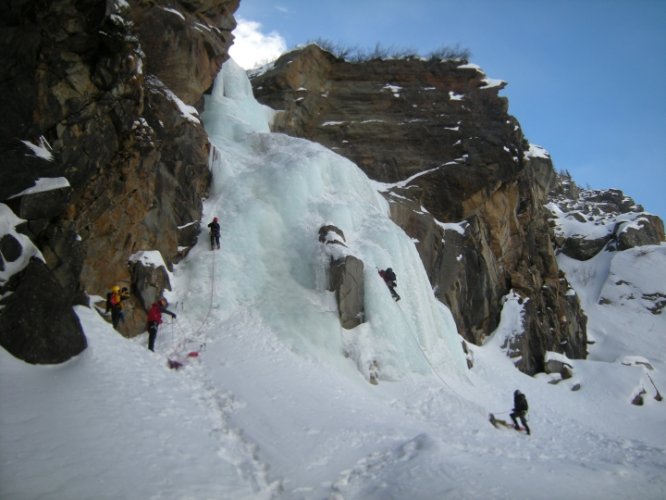 Cascades à Cogne : Lillaz, Patri, Lillaz gully