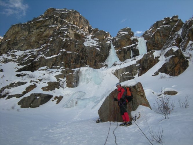 Cascades à Cogne : Lillaz, Patri, Lillaz gully