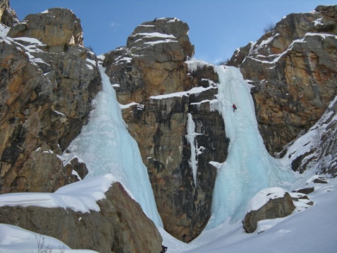 Cascades à Cogne : Lillaz, Patri, Lillaz gully