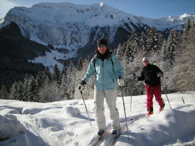 Ski de randonnée au col d'Encrenaz - Petit Bargy