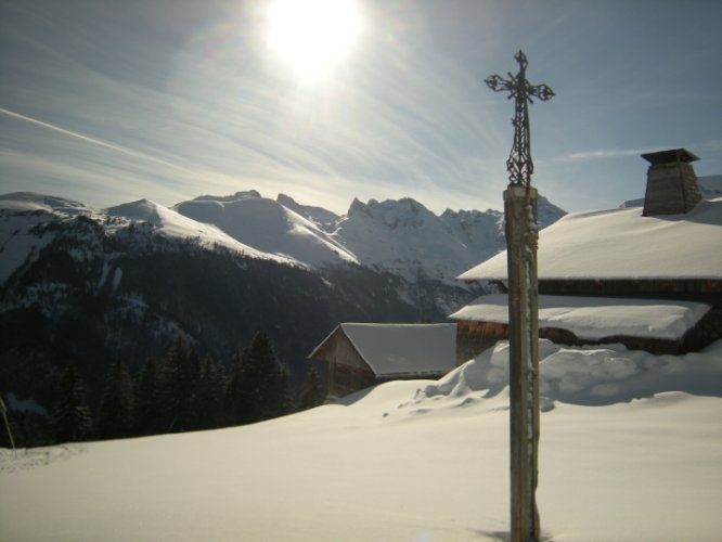 Ski de randonnée au col d'Encrenaz - Petit Bargy