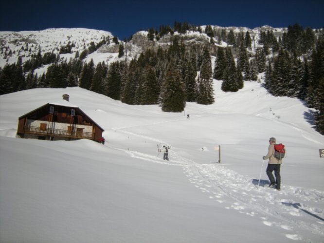 Ski de randonnée au col d'Encrenaz - Petit Bargy