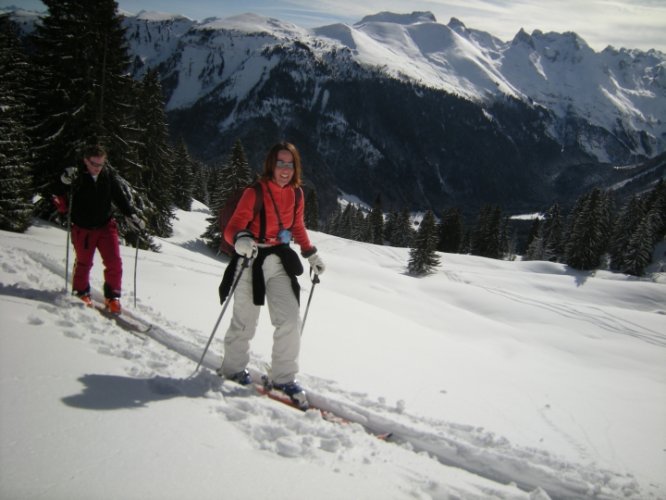 Ski de randonnée au col d'Encrenaz - Petit Bargy