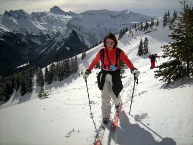 Ski de randonnée au col d'Encrenaz - Petit Bargy