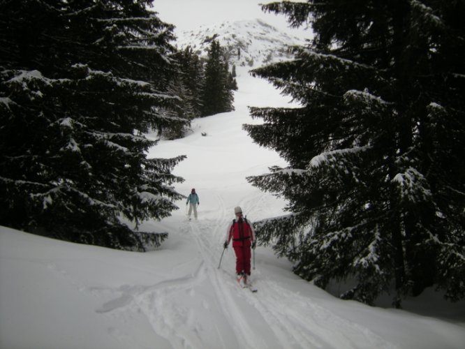 Ski de randonnée au col d'Encrenaz - Petit Bargy