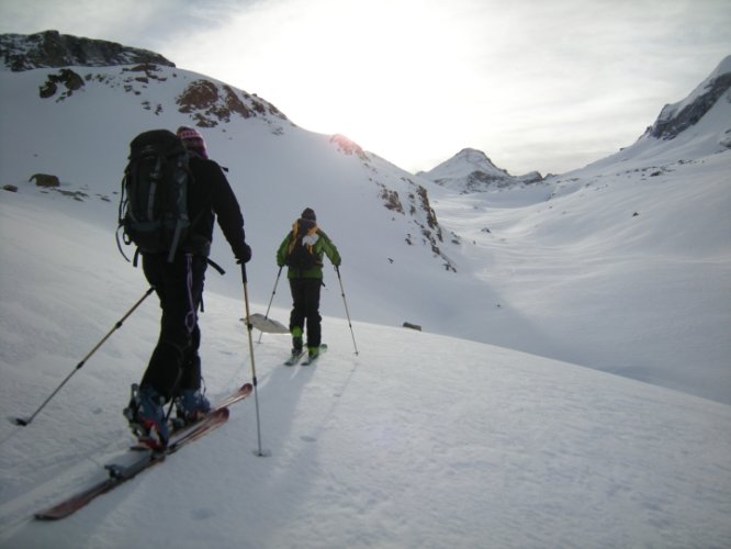 Photos de ski au col de Moncorvé