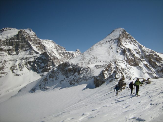 Photos de ski au col de Moncorvé