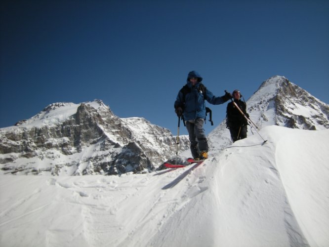 Photos de ski au col de Moncorvé