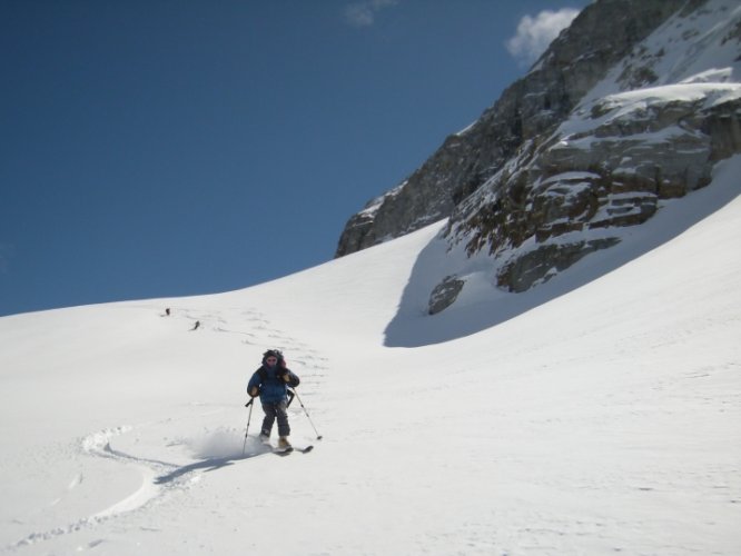 Photos de ski au col de Moncorvé