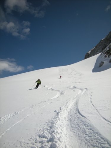 Photos de ski au col de Moncorvé