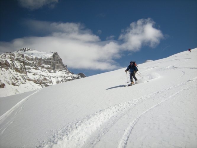 Photos de ski au col de Moncorvé