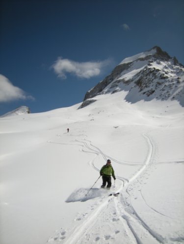 Photos de ski au col de Moncorvé