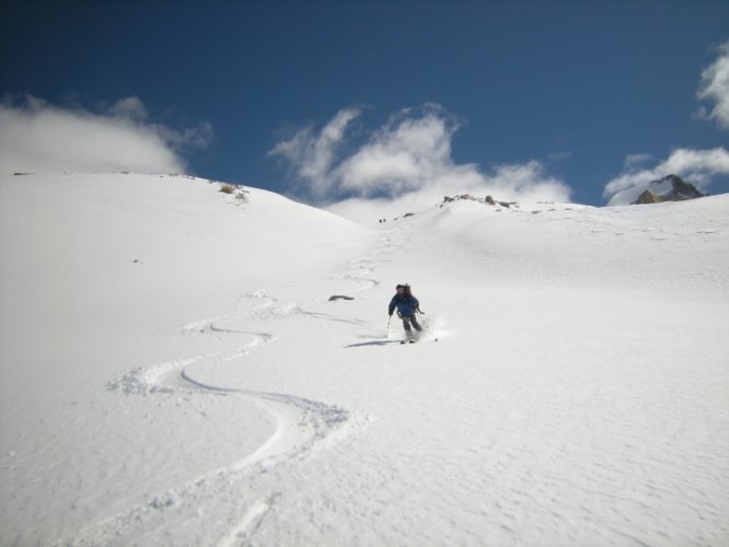 Photos de ski au col de Moncorvé