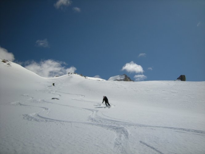 Photos de ski au col de Moncorvé