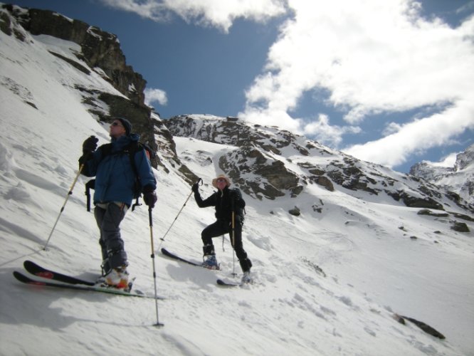 Photos de ski au col de Moncorvé