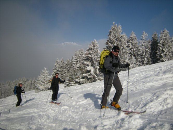 Ski de randonnée dans les Aravis col des Porthets