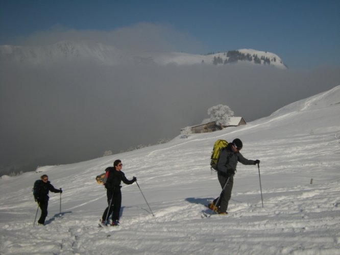 Ski de randonnée dans les Aravis col des Porthets