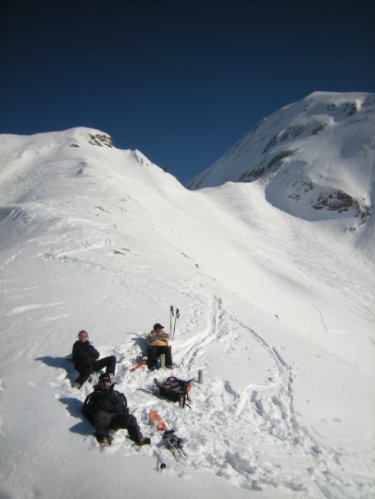 Ski de randonnée dans les Aravis col des Porthets