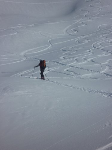 Ski de randonnée dans les Aravis col des Porthets