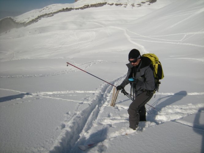 Ski de randonnée dans les Aravis col des Porthets