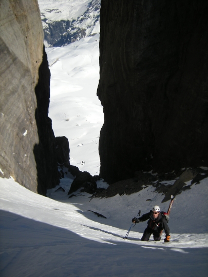 La sortie du couloir de la Mitraille