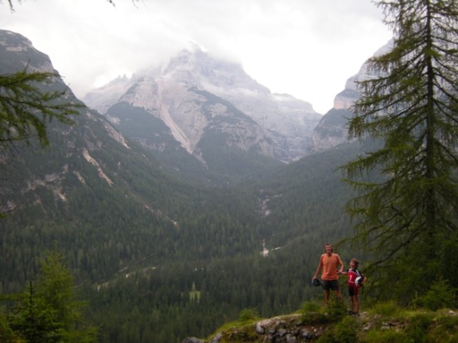 Randonnée dans les Dolomites à Cortina d'Ampezzo