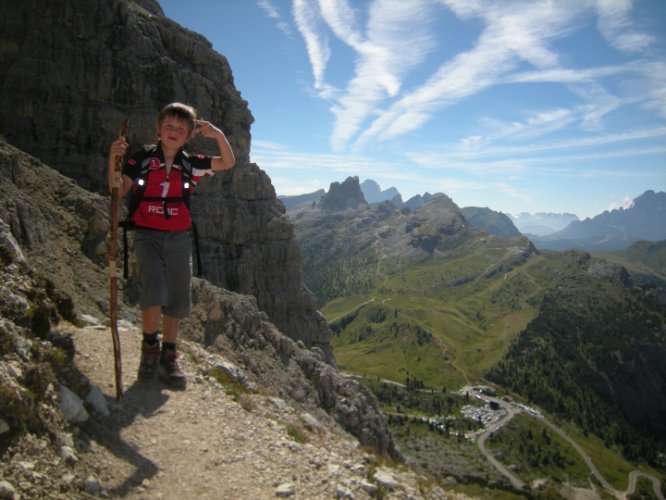 Randonnée dans les Dolomites à Cortina d'Ampezzo