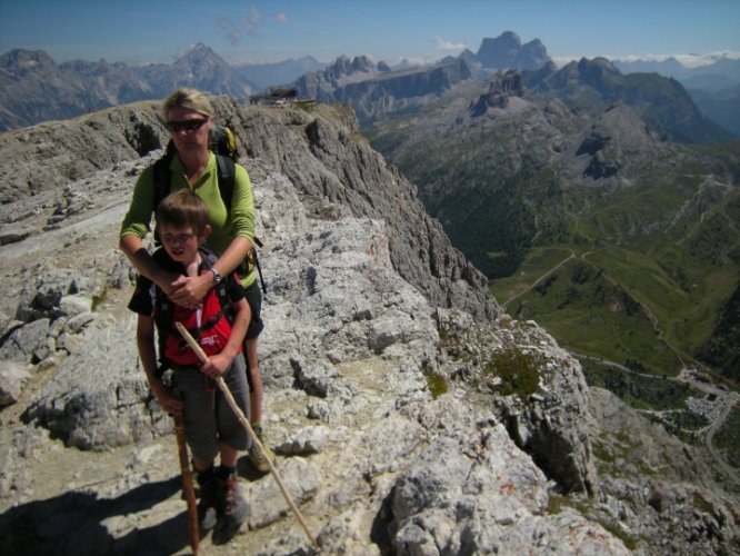 Randonnée dans les Dolomites à Cortina d'Ampezzo