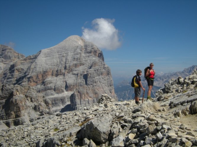 Randonnée dans les Dolomites à Cortina d'Ampezzo