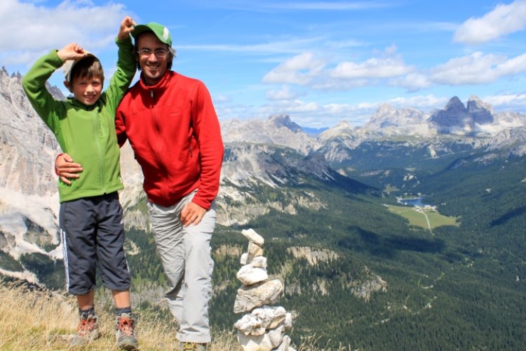 Randonnée dans les Dolomites à Cortina d'Ampezzo