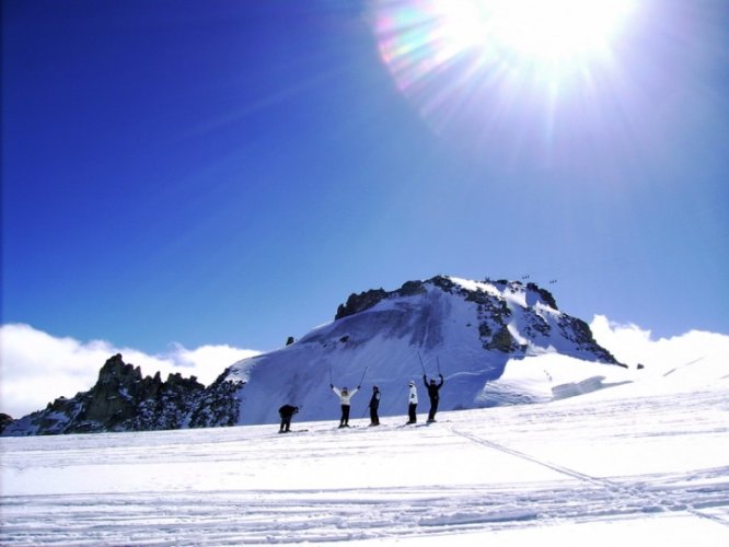 Descente de la Vallée Blanche : Envers du Plan