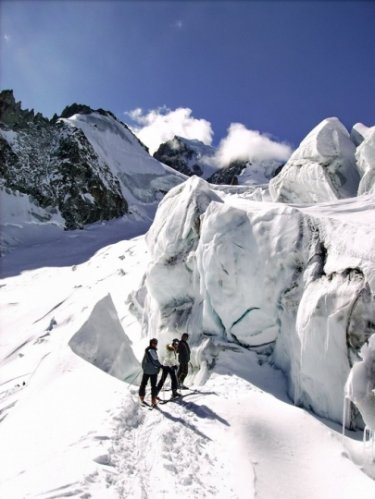 Descente de la Vallée Blanche : Envers du Plan