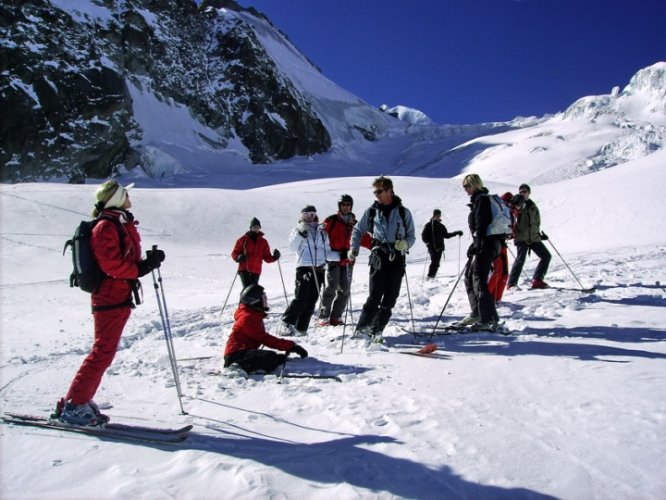 Descente de la Vallée Blanche : Envers du Plan